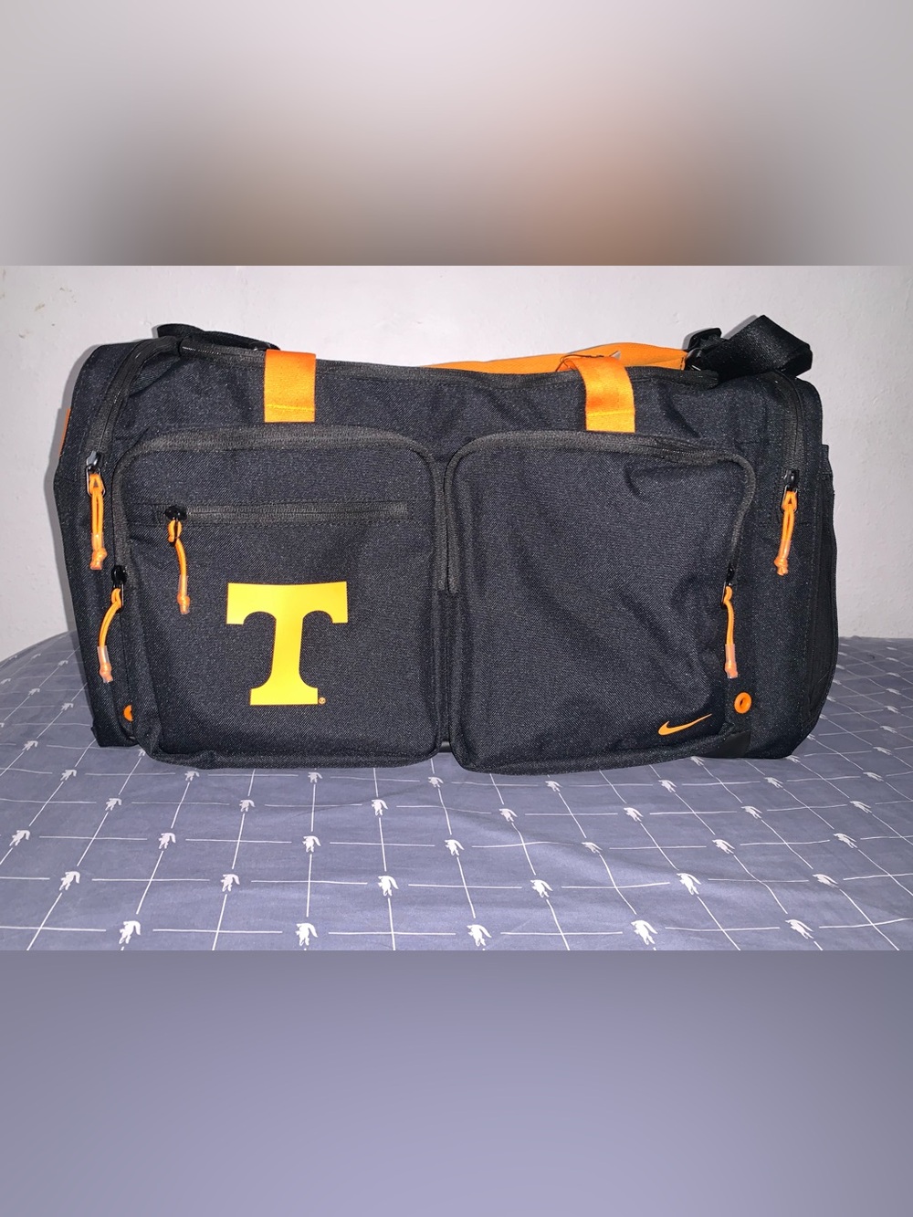 Nike 2024 Utility Power Tennessee Volunteers Duffel Bag Orange/Black II9972-010